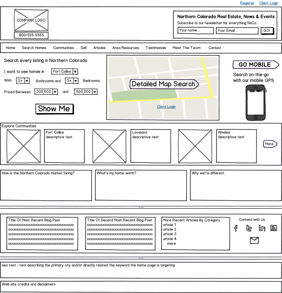 build a wireframe